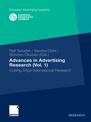 cover image of Advances in Advertising Research, Volume 1